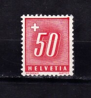 1938 Helvécia Svájc 50 Szép Postatiszta Bélyeg