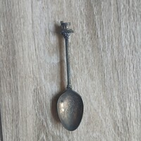 Stunning Old Silver-Plated Coffee Spoon (with Windsor Castle design)