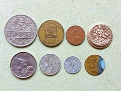 Magyarország 8 db Különböző Zseton Bárca Biléta Első Választó MOL Hungexpo