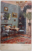 Képeslap, Enteriör, Wiener Kunst  (P2)