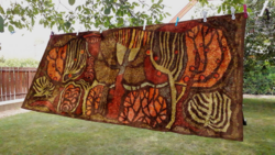 Retro mokett, falvédő, faliszőnyeg 160x70cm