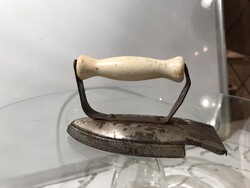 VASALÓ - RÉGI - JÁTÉK - FÉM - FA - 10 x 6 x 5 cm