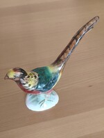 Retró Bodrogkeresztúri kerámia fácán figura (17,5 cm)