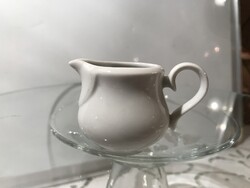 ALFÖLDI PORCELÁN KIÖNTŐ - 0,5 dl  - 7 x 4,5 x 4,5 cm - GYÖNYÖRŰ - HÓFEHÉR - HIBÁTLAN