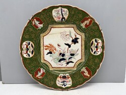 Ironstone tányér, kínai és japán mintákkal