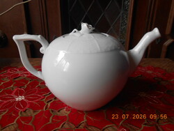 Herendi fehér tea kiöntő
