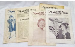 Magyar Nők Lapja újságok (Papp Jenő szerk., 1939-40-es évek)