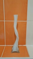 Vintage csavart  üveg váza - 30 cm