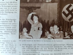Beyers für Alle nevű német családi képes magazin 1938-39 NSDAP