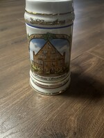 Erdinger Weissbier jubileumi porcelán söröskorsó (0,5l)