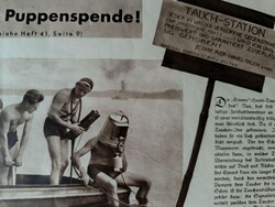 Ritka 1934-es német magazin Beyers für Alle NSDAP Történelmi és divatmagazin
