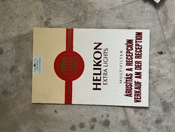 Retró Helikon cigaretta dohánybolti karton reklámtábla (90-es évek)