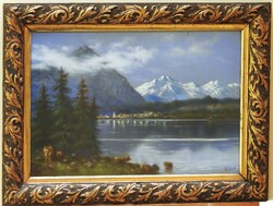 (N) Weber K. jelzéssel (20.sz.eleje) : Alpesi tó