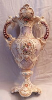 RITKA, ANTIK BERNARD BLOCH PORCELÁNFAJANSZ VÁZA 40 cm!!!!! Garancia, Hibátlan!!