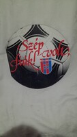 " Szép volt fiúk" dedikált 1985-s emléktárgy az UEFA menetelésről    Üp