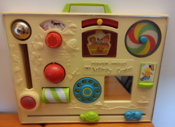 ﻿﻿Vintage Fisher-Price Activity Center #134 – 1973-as babafoglalkoztató / matatófal.