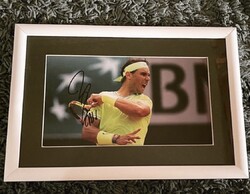 Rafael Nadal eredeti aláírás certifikációval