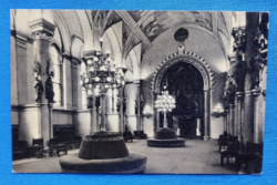 BUDAPEST - ORSZÁGHÁZ, Társalgó, Parlament, postatiszta képeslap,1957.,belső fotó
