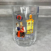 Paulaner Oktoberfest Bier üveg söröskorsó