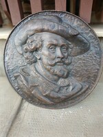 Rubens , nagyméretü bronz falikép