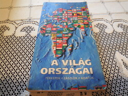Térkép   . A világ országai... Térképek ,  zászlók , adatok