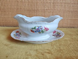 Zsolnay porcelán szószos tál A052