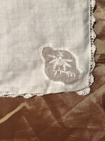 SZALVÉTA - CSIPKÉS - TEXTIL - 40 x 40  cm - GÉPI  - PAMUT - HIBÁTLAN