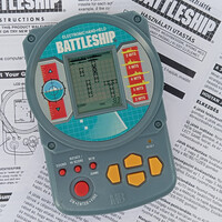 MB: BATTLESHIP / Retro, LCD-kijelzős kvarcjáték, 1995