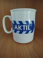 Gyűjtői porcelán bögre - AKTIL márkajelzés  Apulum