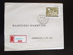 D210287 Hajdúsági iparművek  Debrecen - Szépséghibás 1200 Ft??  1962