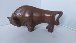 Városlődi majolika bika,38cm