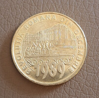 Románia 50 Bani, 2019 - A z 1989. évi decemberi forradalom - Emlékérme - Verdejel nélküli