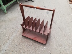 Régi gramofon lemez tartó bútor hanglemez tartó bútor gramofonlemez tartó kisbútor fából