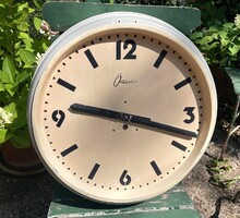 Régi Óragyári nagy várótermi vasúti állomás fali óra retro 46 cm