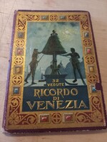 Ricordo Di Venezia korabeli túrista emlék, térképpel