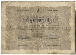 1 forint 1848 Kossuth bankó eredeti állapot 2.