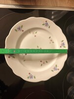 Búzavirág nefelejcs rózsa Zsolnay tányér 23 cm