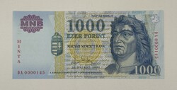 MINTA 1000 Forint 2004 - UNC / Hibátlan állapotban
