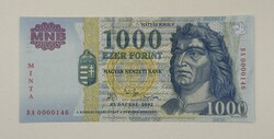MINTA 1000 Forint 2002 - UNC / Hibátlan állapotban