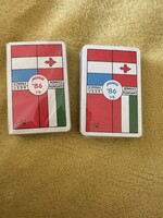Mexico ‘86 VB foci C csoport, bontatlan dupla pakli