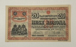 Ostffyasszonyfa 20 Korona 1916 - UNC / Hibátlan állapotban