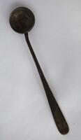 1848 K.B. ezüst 20 krajcárból készült antik patrióta kiskanál RM monogrammal 12,5 cm
