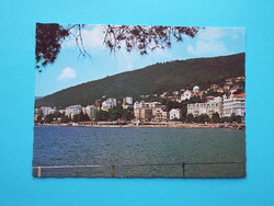 Képeslap (57) - Jugoszlávia (Horvátország) - Opatija (Abbázia) - Látkép 1980-as évek