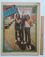 Motörhead címlap | Record Mirror magazin 1981 júl 18 | Stevie Nicks, Kim Wilde, Samson, Rose Tattoo