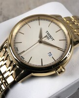 Tissot Carson Classic aranyozott– Az időtlen svájci elegancia Gyári új gyűjteményből!
