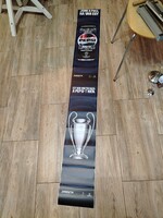 Hivatalos Pepsi és UEFA Champions League , öntapadós reklámdekoráció. 190 x 25 cm.
