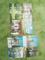 Régi retró CCCP  szép állapotú postatiszta 8 db Puskin város képeslapok 1983.  Szovjetunio idejéből