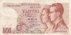 50  Frank  1966    Belgium A képen látható állapotban