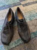 HEDDA SOLIDUS size 42 black leather slip-on shoes, autumn shoes, German premium brand, unisex, perfect condition!