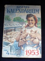 Urbán Ernő:Kincses Kalendárium 1953 Szabadság Lapkiadó